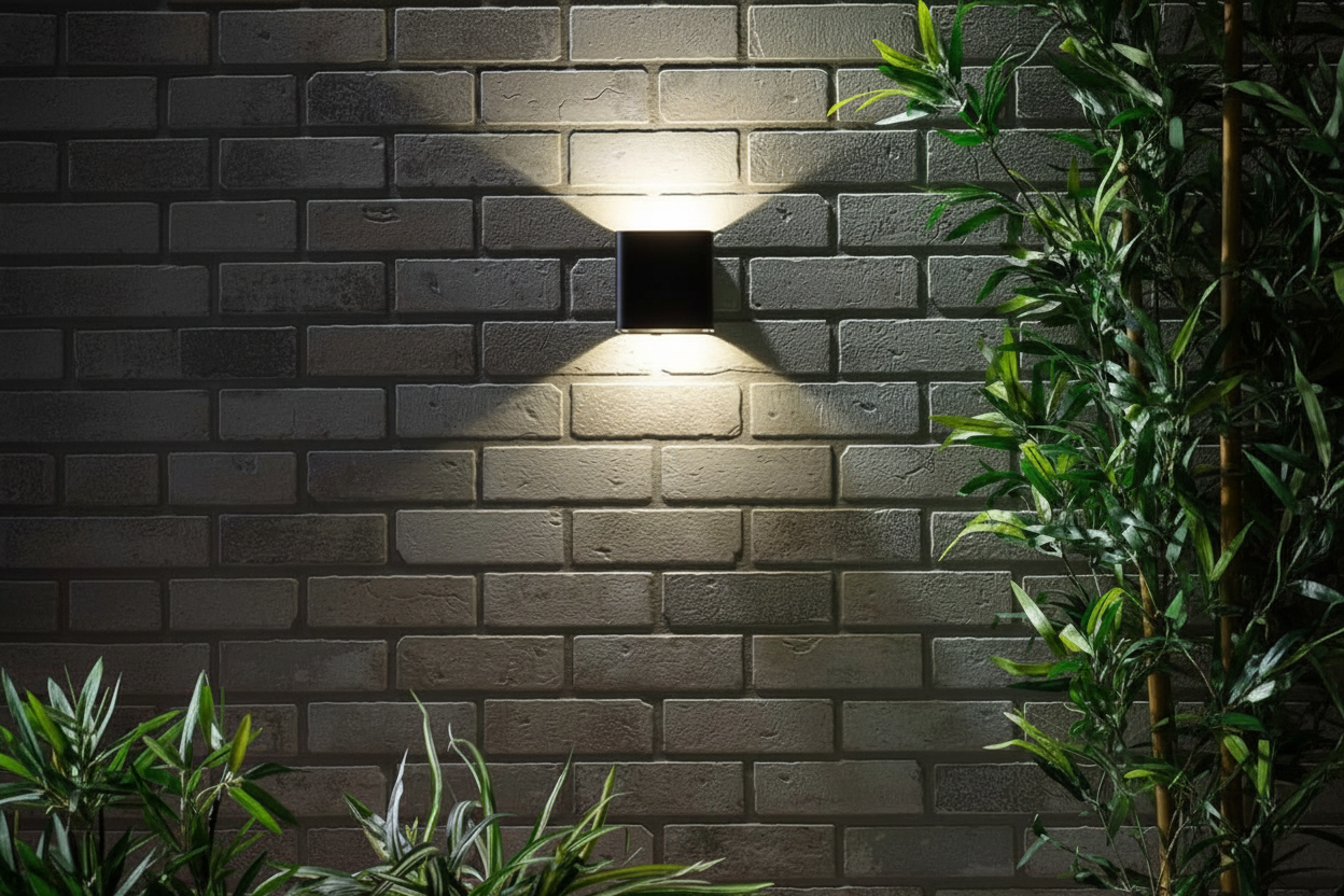 Outdoor up and down wall lighting