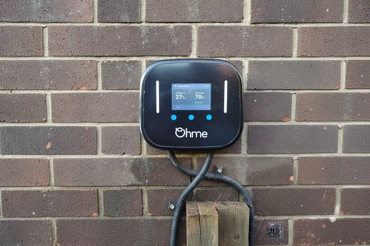 EV charger installation works